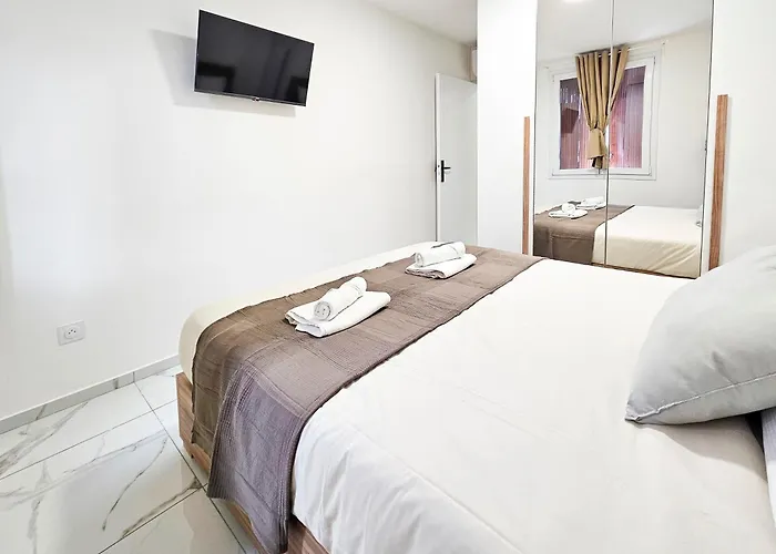 New Big Flat 8 Pers Ac Wifi Nizza