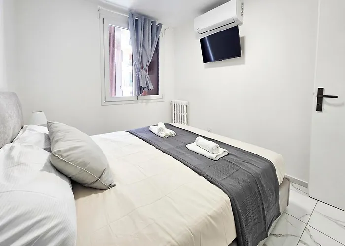 Apartment New Big Flat 8 Pers Ac Wifi Nizza
